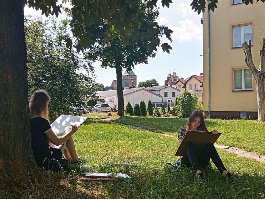 Goleniów jak malowany. Międzynarodowe warsztaty w plenerze