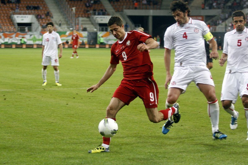 Piłka nożna: Polacy wygrali z Gruzją w Lubinie (ZDJĘCIA)