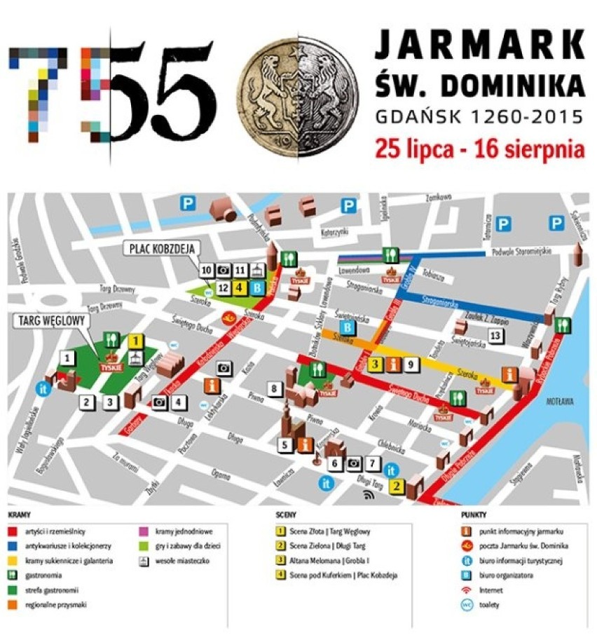 Jarmark św. Dominika w Gdańsku. Sprawdź niezbędnik! [PROGRAM, MAPA, PARKINGI]