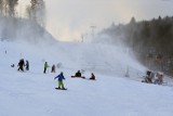 Tłumy narciarzy w Krynicy
