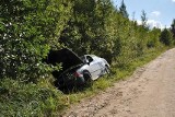 Wypadek BMW w Zatykach. Kierowca i pasażer kompletnie pijani [ZDJĘCIA]