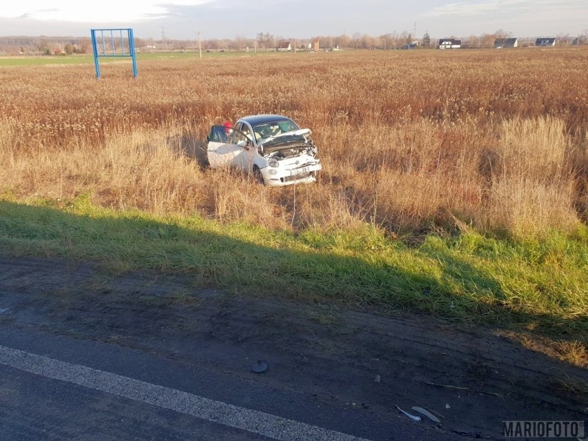 Wypadek na Prószkowskiej w Opolu. Fiat 500 zderzył się z BMW