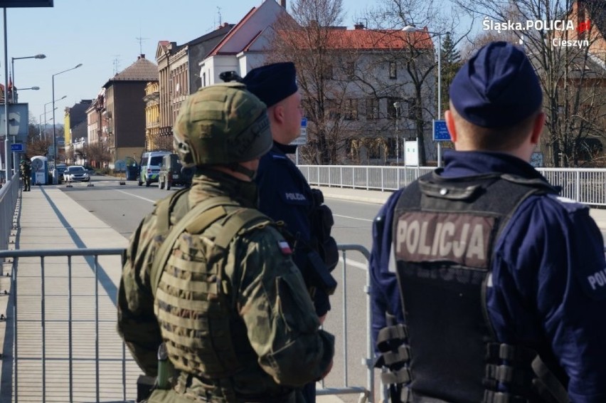 Kontrola na granicy pomiędzy Polską a Czechami