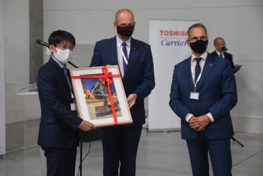 Toshiba Gniezno: wmurowanie kamienia węgielnego pod nową...