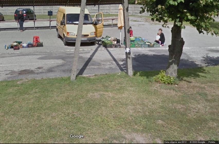 Mieszkańcy gminy Waganiec w obiektywie Google Street View.