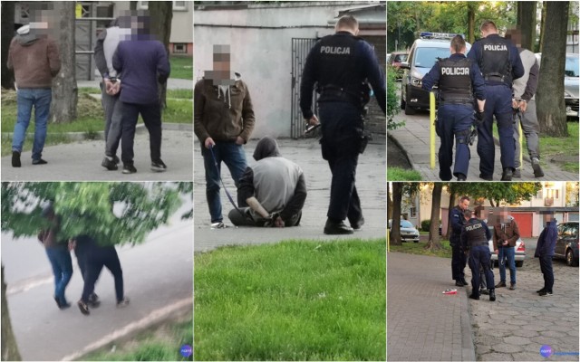 Zatrzymanie obywatelskie włamywacza na ulicy Olszowej we Włocławku