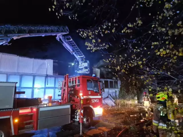 Do pożaru hali magazynowej na ul. Lipowej w Obornikach doszło 4 listopada w późnych godzinach wieczornych.