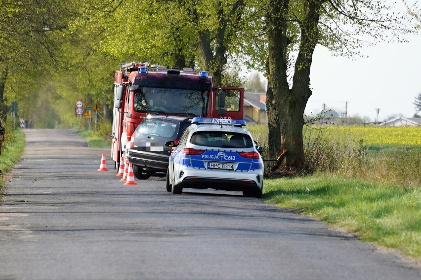 Wypadek w gminie Waganiec