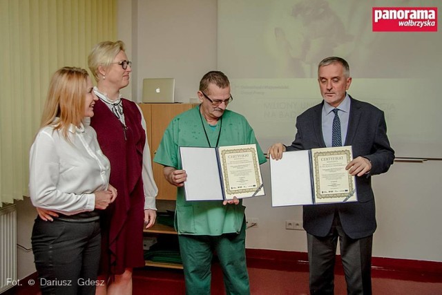 Konferencja w wałbrzyskim szpitalu poświęcona projektowi profilaktyki nowotworowej, który jest realizowany na terenie byłego województwa wałbrzyskiego