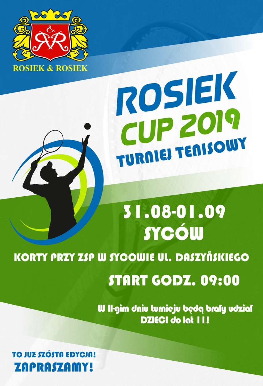 Szósta edycja turnieju tenisa ziemnego Rosiek Cup w Sycowie