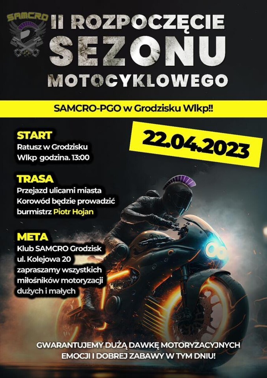Wielkimi krokami zbliża się II Zlot Motocyklowy w Grodzisku Wielkopolskim