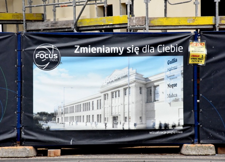 Rozbudowa galerii Focus w Zielonej Górze. Na jakim etapie są prace? [ZDJĘCIA, WIDEO]