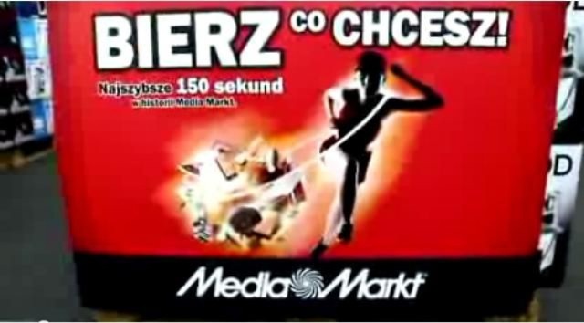 akcja &quot;Bierz, co chcesz. Najszybsze 150 sekund w historii Media Markt&quot;