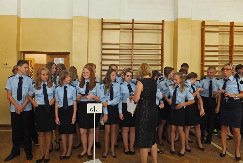 Klasa policyjna w gimnazjum w Przywidzu