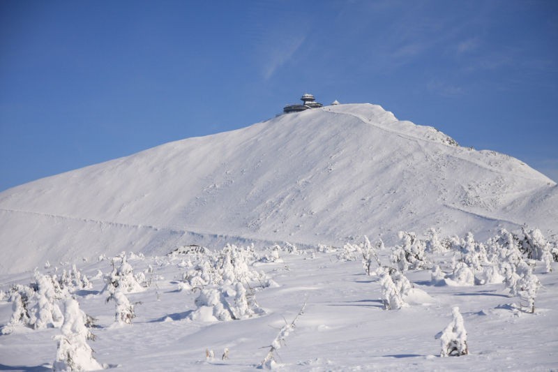 Śnieżka (1602 m n.p.m.) to najwyższy szczyt w Karkonoszach a...
