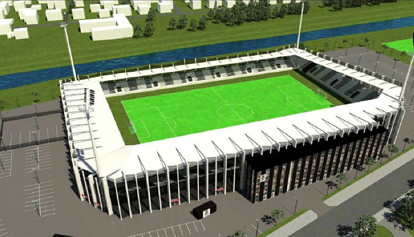 Nowy Sącz. Nowy stadion Sandecji ma pomieścić 8200 kibiców