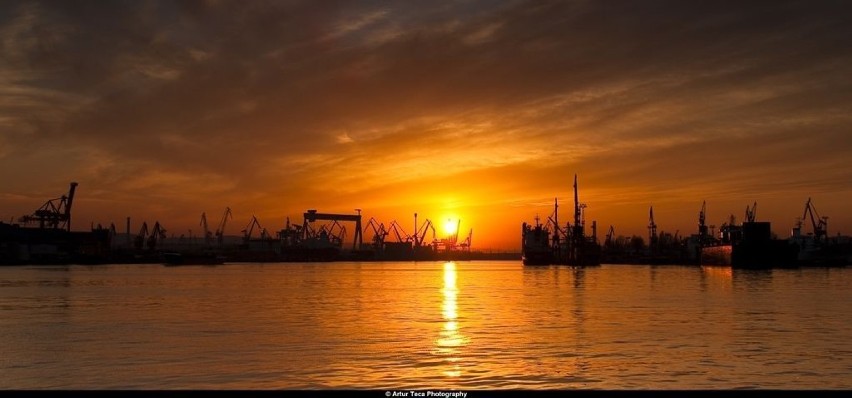 Panorama na gdyński port. Fot. Artur Teca