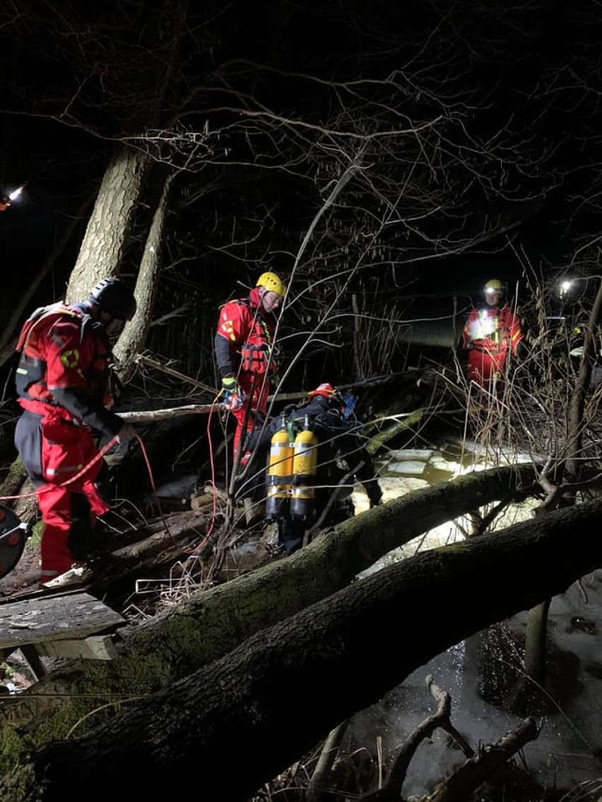 Akcja na miejscu tragedii