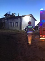 Pożar budynku mieszkalnego w miejscowości Rotembark w gminie Kościerzyna