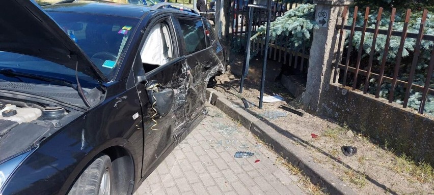 Do wypadku dwóch samochodów doszło w gminie Chełmno