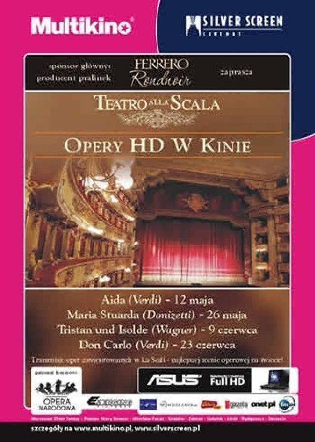 Plakat &quot;Aida&quot; - opera w Multikino