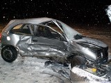 Dwa wypadki  samochodowe w powiecie łomżyńskim