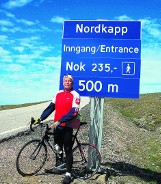 Świdnicki rowerzysta wrócił z wyprawy do Norwegii