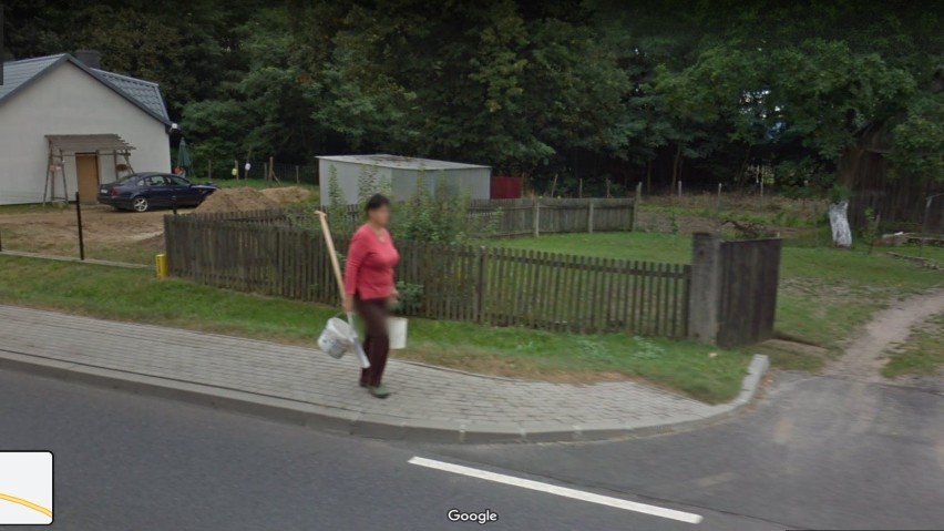 Google Street View w gminie Maszewo. Kamery Google złapały...