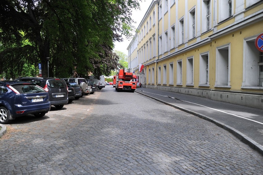 Akcja strażacka w leszczyńskim starostwie