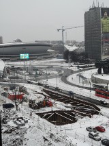 Przebudowa centrum Katowic: w miejscu wyburzonego Michalika powstał tunel ZDJĘCIA