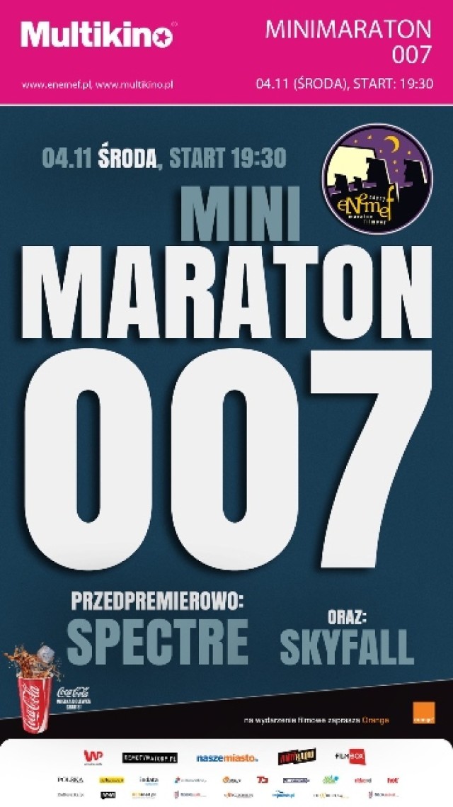 W Multikinie będzie można wziąć udział w Mini Maratonie filmów o Bondzie.