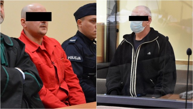 Wojciech W. (po lewej)  i Tadeusz G. zostali skazani przez tarnowski sąd na kary dożywotniego więzienia