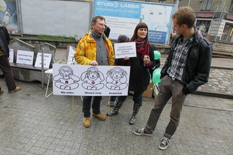 Protest przeciwko szczepionkom