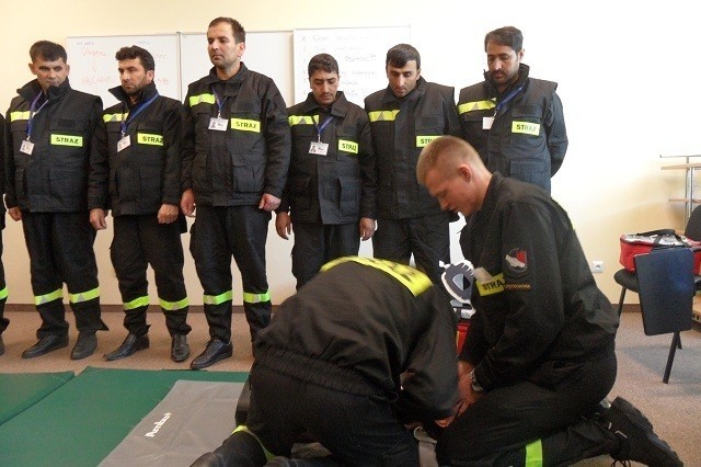 Strażacy z Afganistanu szkolą się w Częstochowie [ZDJĘCIA i WIDEO]