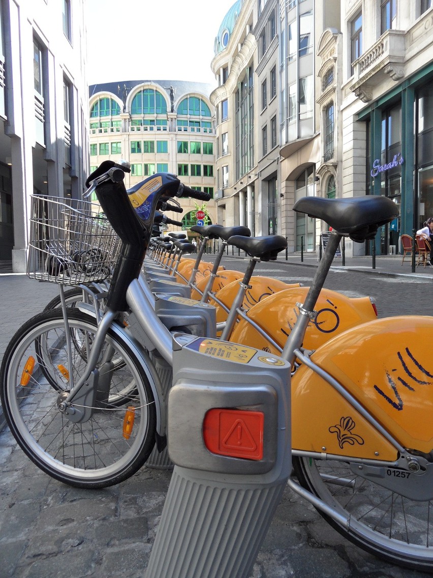 Miejskie rowery w Brukseli