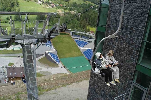 Nowoczesna skocznia narciarska w Wiśle Malince