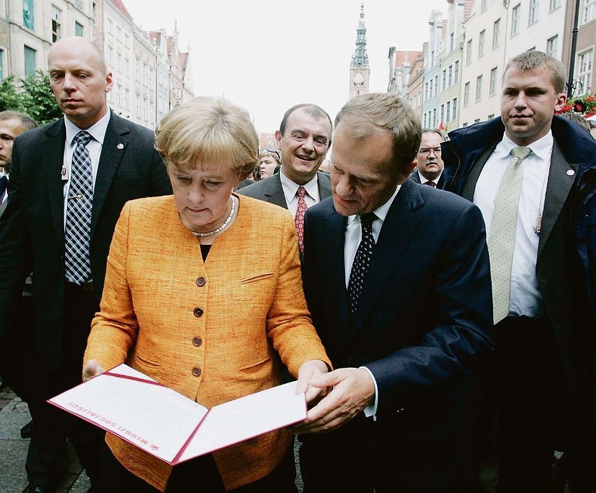 ...a w 2008 r. spotkali się tu premier Donald Tusk i Angela...