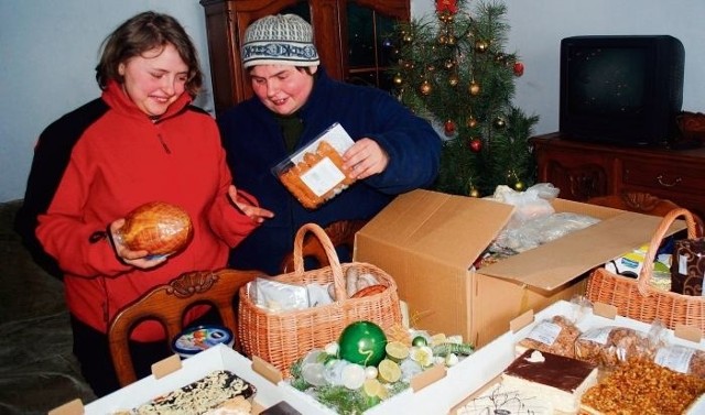 Magdalena Pospieszyńska wspólnie z córką Grażynką nie mogły nacieszyć się prezentami