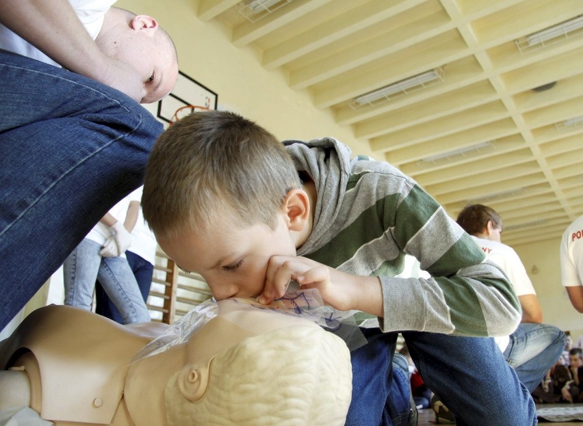 Lublin: Maluchy uczyły się pierwszej pomocy (WIDEO, ZDJĘCIA)