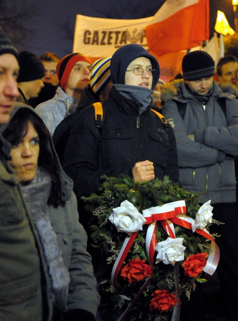 Manifestacja ONR przeszła przez Lublin (WIDEO)