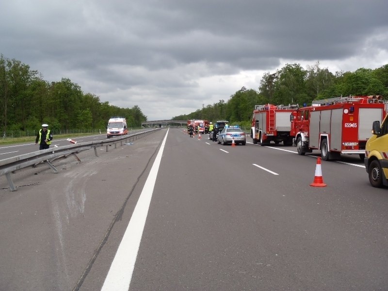 Września: Śmiertelny wypadek na autostradzie A2 [ZDJĘCIA]