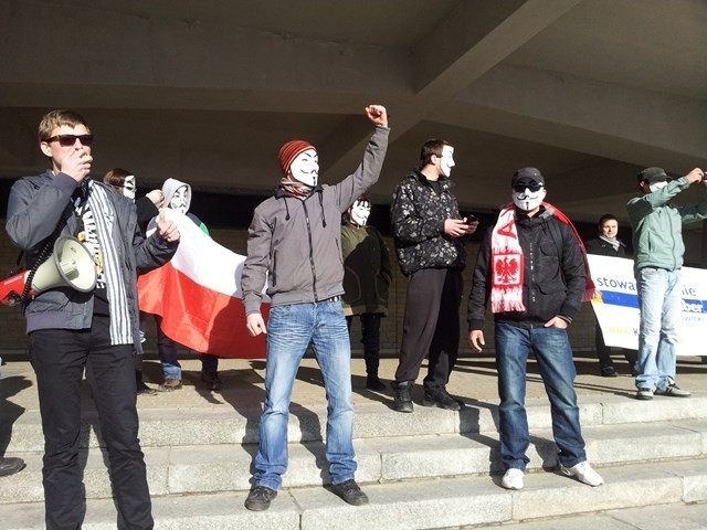 Nie dla obcych sił w Polsce - manifestacja w Katowicach