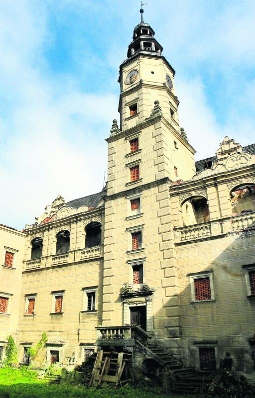 W pałacu w Gorzanowie jest ponad 100 pomieszczeń