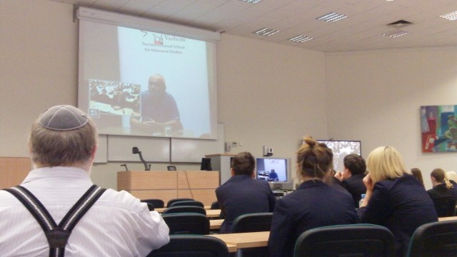 Telekonferencja Uniwersytetu Łódzkiego i instytutu Yad Vashem.