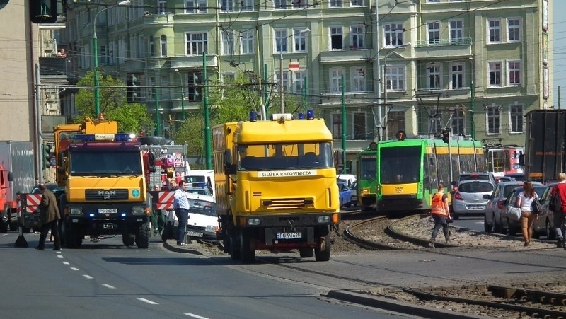 Karambol na Hetmańskiej.