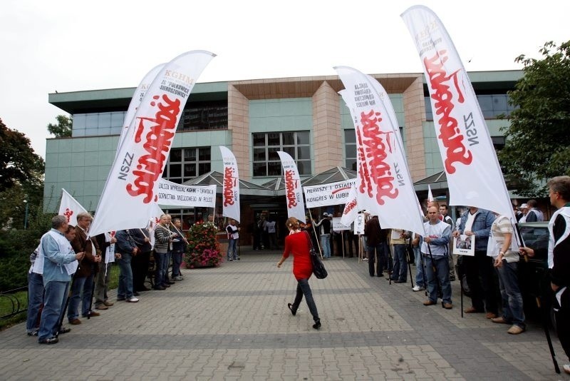 Solidarność przywitała gości KGHM (ZDJĘCIA)