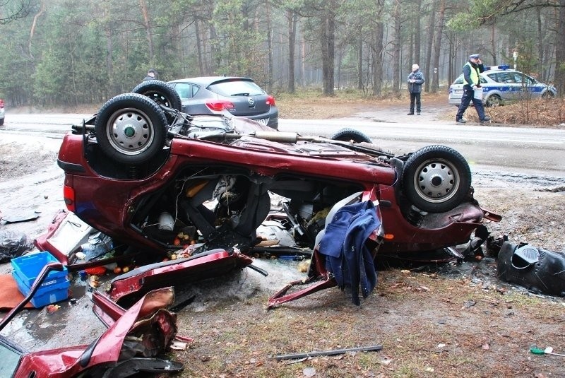 Wypadek śmiertelny na trasie 790 z Ogrodzieńca do Niegowonic