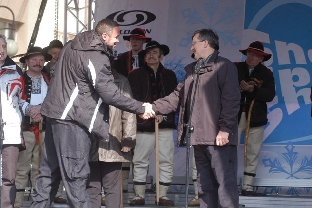 Przemysław Saleta podziękował prezydentowi za wsparcie jego...