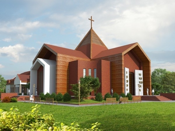 Wrocław: Tak będzie wyglądał nowy kościół na Strachocinie (WIZUALIZACJE)