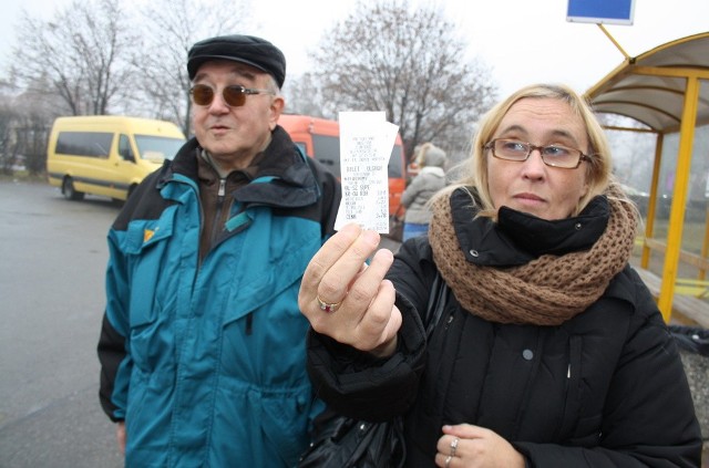 Kazimierz Bajur i Anna Gałecka nie poddają się w walce o swoje prawa do ulgowych biletów